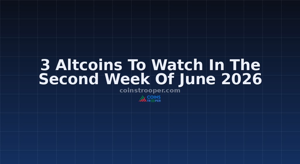3 Altcoins To Watch In The Second Week Of June 2026