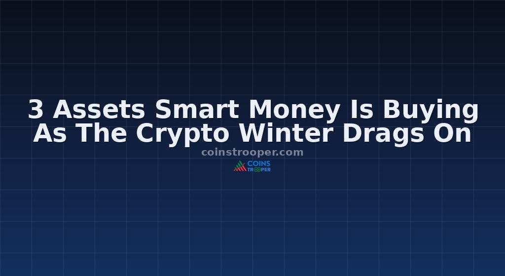 3 Assets Smart Money Is Buying As The Crypto Winter Drags On