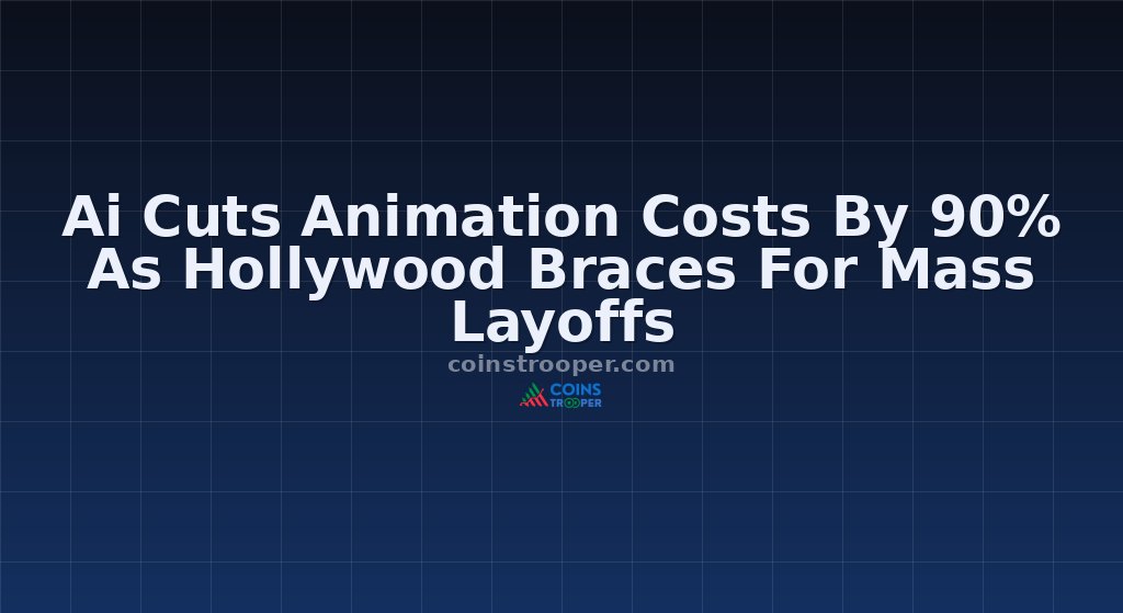 Ai Cuts Animation Costs By 90% As Hollywood Braces For Mass Layoffs