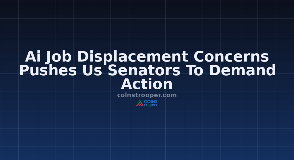 Ai Job Displacement Concerns Pushes Us Senators To Demand Action