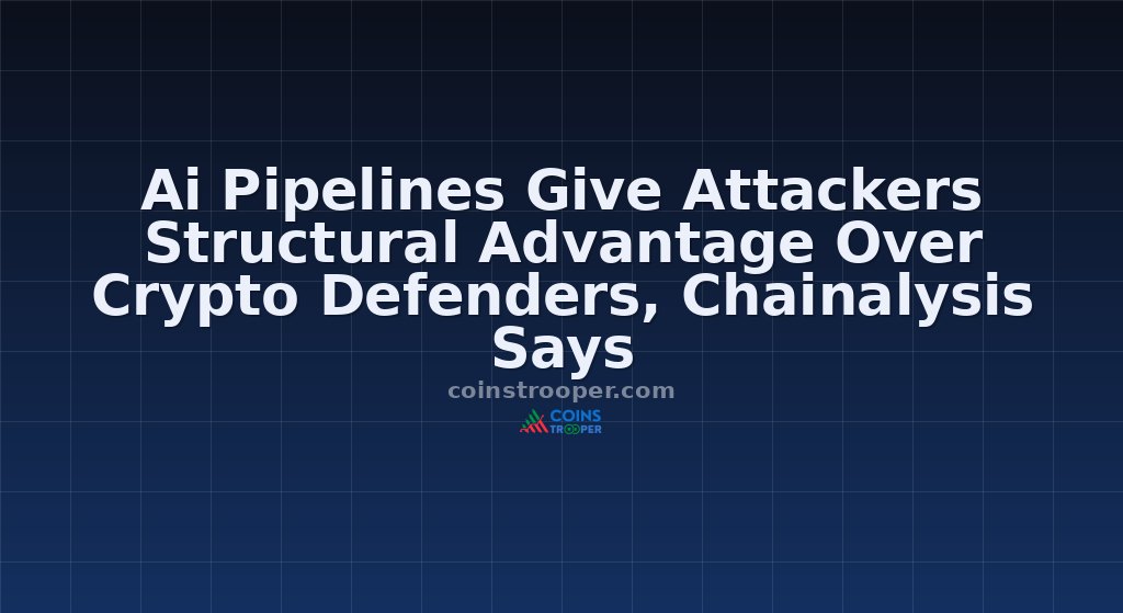 Ai Pipelines Give Attackers Structural Advantage Over Crypto Defenders, Chainalysis Says