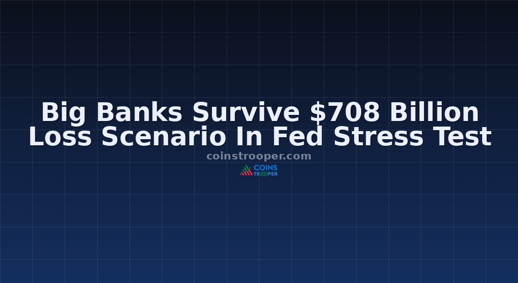 Big Banks Survive $708 Billion Loss Scenario In Fed Stress Test