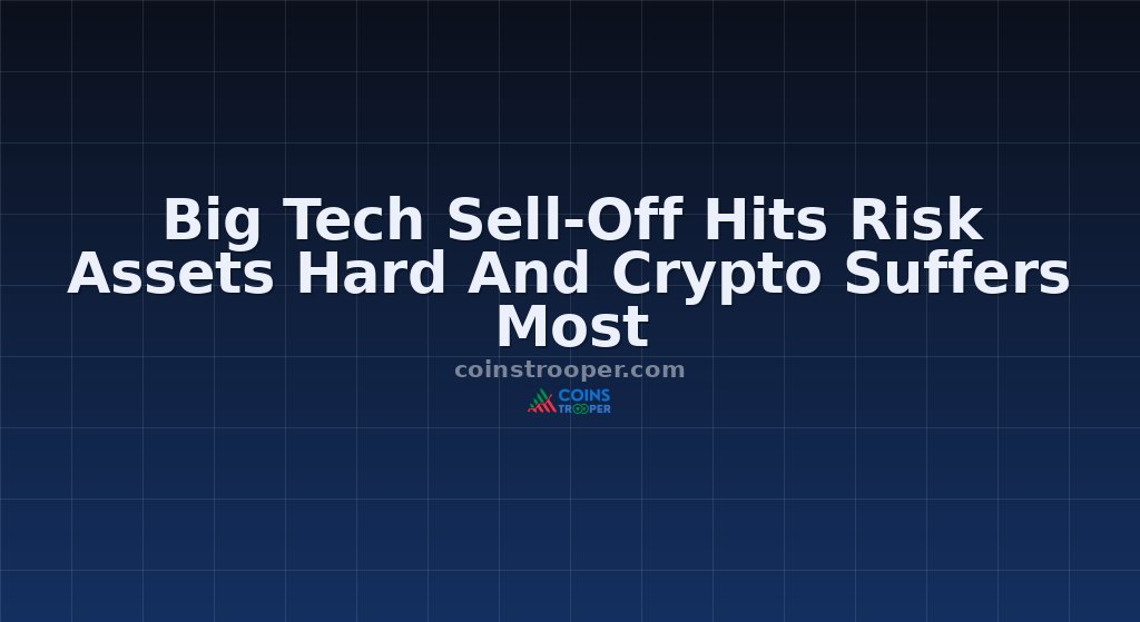 Big Tech Sell-Off Hits Risk Assets Hard And Crypto Suffers Most
