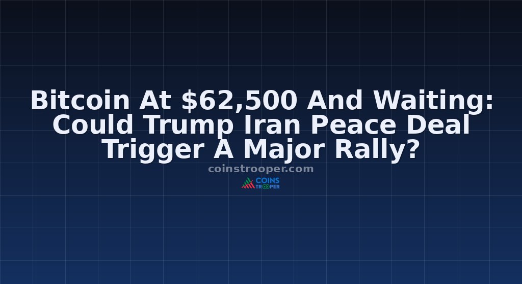 Bitcoin At $62,500 And Waiting: Could Trump Iran Peace Deal Trigger A Major Rally?