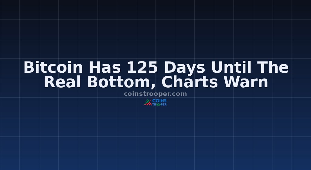 Bitcoin Has 125 Days Until The Real Bottom, Charts Warn