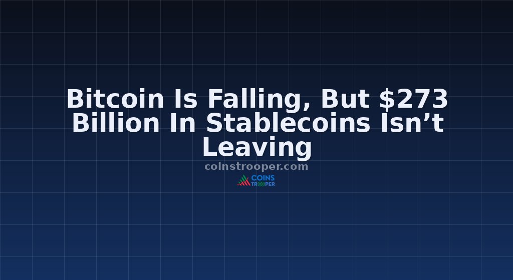 Bitcoin Is Falling, But $273 Billion In Stablecoins Isn’t Leaving