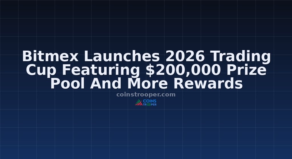 Bitmex Launches 2026 Trading Cup Featuring $200,000 Prize Pool And More Rewards