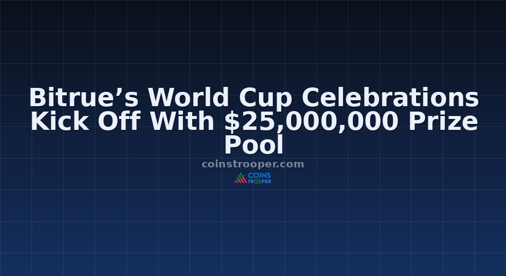 Bitrue’s World Cup Celebrations Kick Off With $25,000,000 Prize Pool
