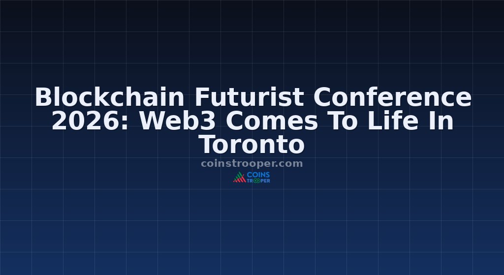 Blockchain Futurist Conference 2026: Web3 Comes To Life In Toronto