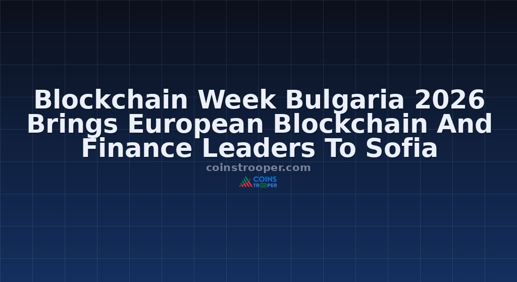 Blockchain Week Bulgaria 2026 Brings European Blockchain And Finance Leaders To Sofia
