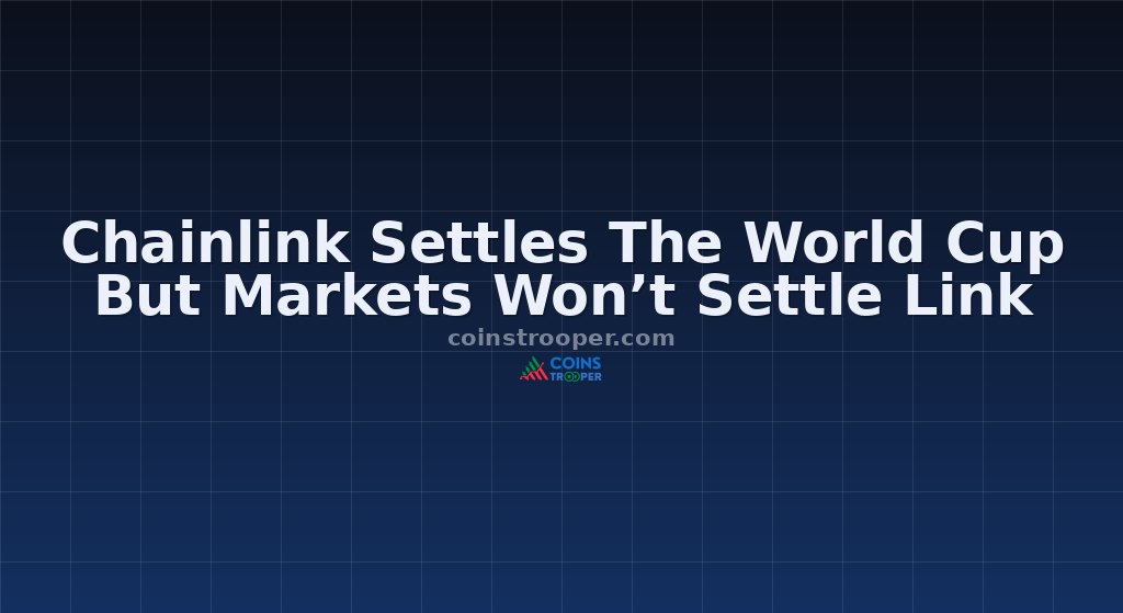 Chainlink Settles The World Cup But Markets Won’t Settle Link