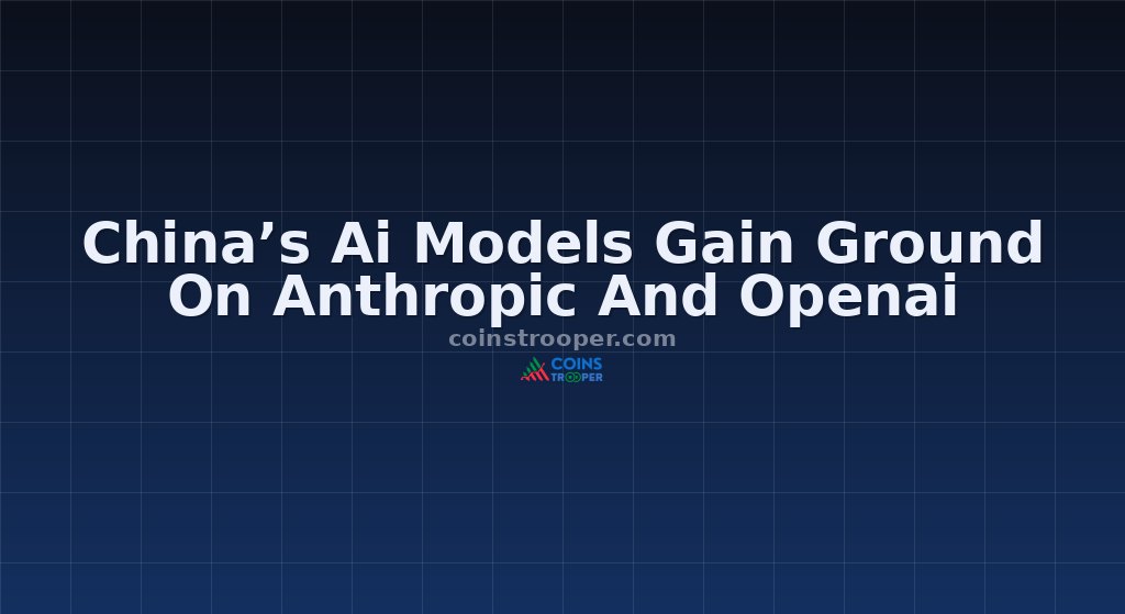 China’s Ai Models Gain Ground On Anthropic And Openai