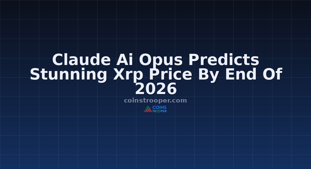 Claude Ai Opus Predicts Stunning Xrp Price By End Of 2026