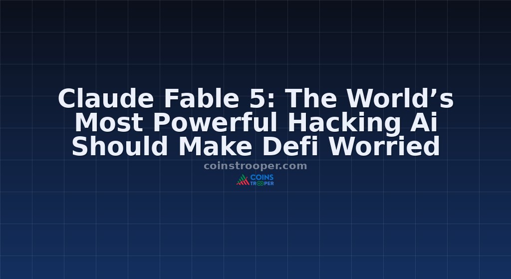 Claude Fable 5: The World’s Most Powerful Hacking Ai Should Make Defi Worried