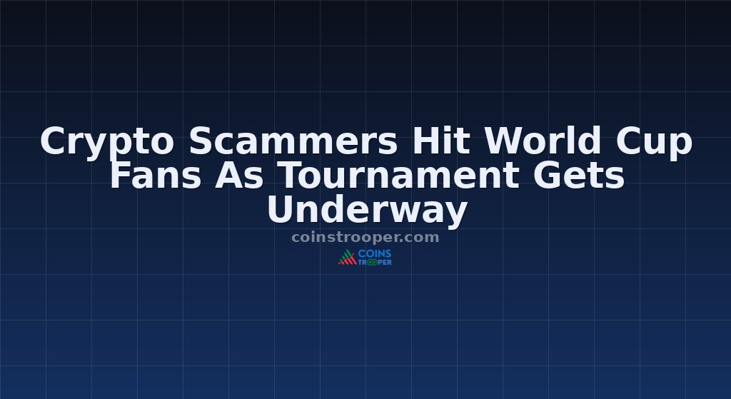 Crypto Scammers Hit World Cup Fans As Tournament Gets Underway