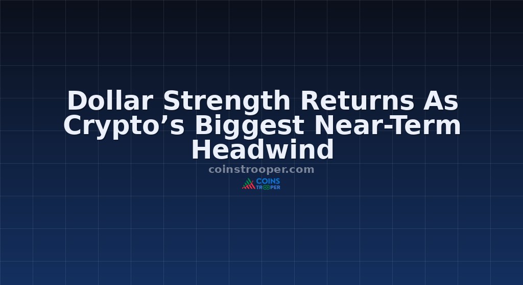 Dollar Strength Returns As Crypto’s Biggest Near-Term Headwind