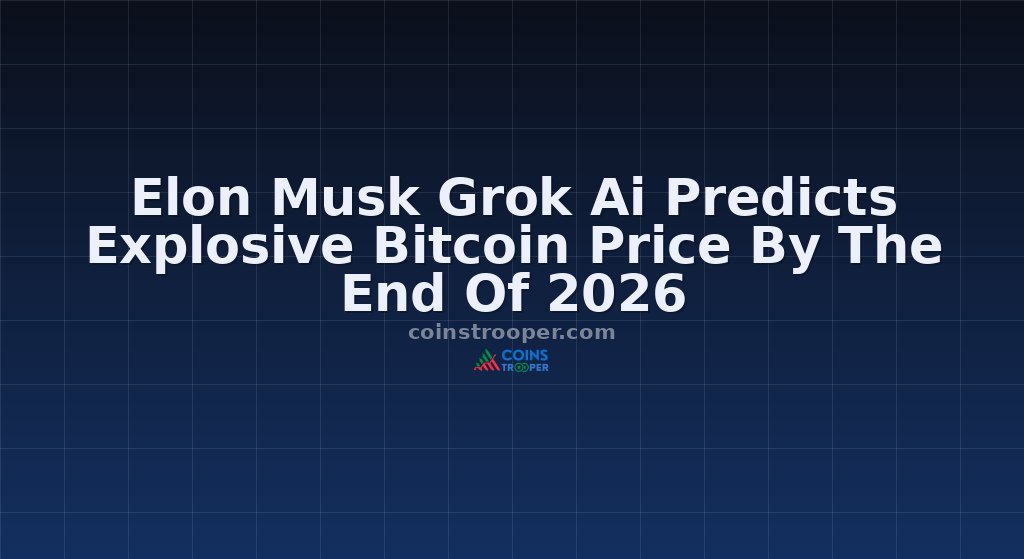 Elon Musk Grok Ai Predicts Explosive Bitcoin Price By The End Of 2026