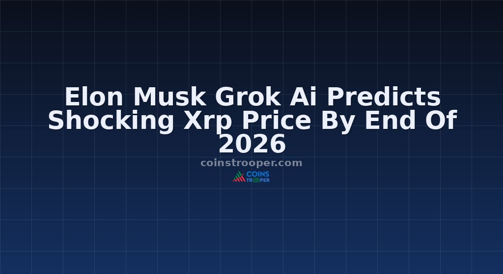 Elon Musk Grok Ai Predicts Shocking Xrp Price By End Of 2026