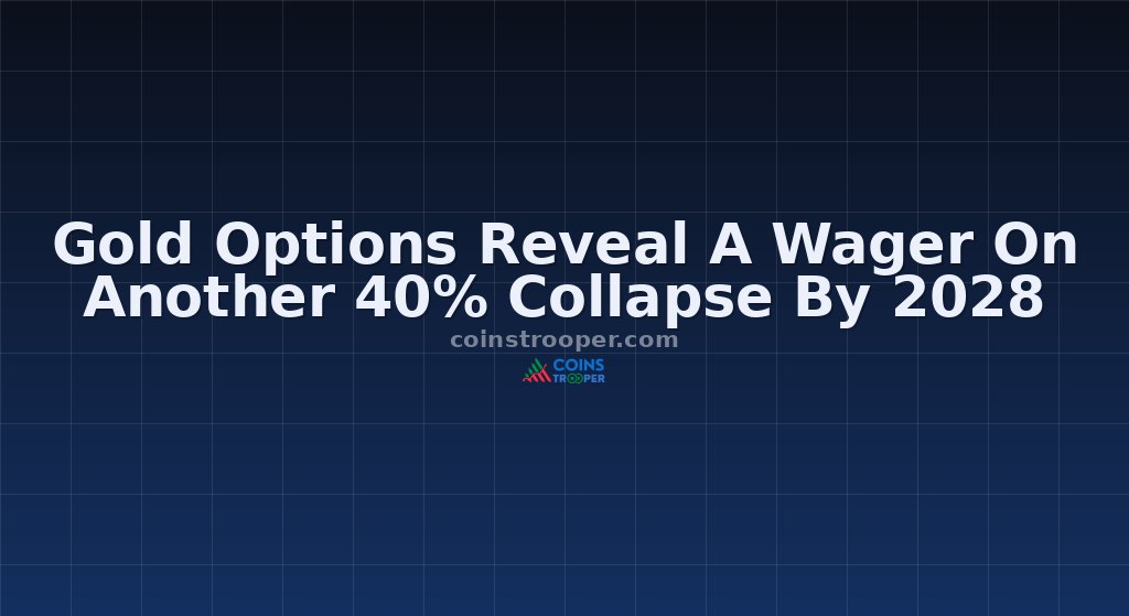 Gold Options Reveal A Wager On Another 40% Collapse By 2028