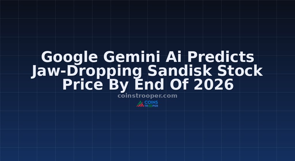 Google Gemini Ai Predicts Jaw-Dropping Sandisk Stock Price By End Of 2026