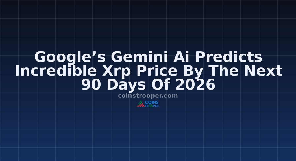 Google’s Gemini Ai Predicts Incredible Xrp Price By The Next 90 Days Of 2026
