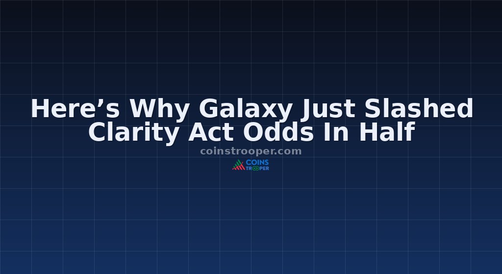 Here’s Why Galaxy Just Slashed Clarity Act Odds In Half