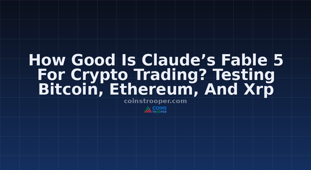 How Good Is Claude’s Fable 5 For Crypto Trading? Testing Bitcoin, Ethereum, And Xrp