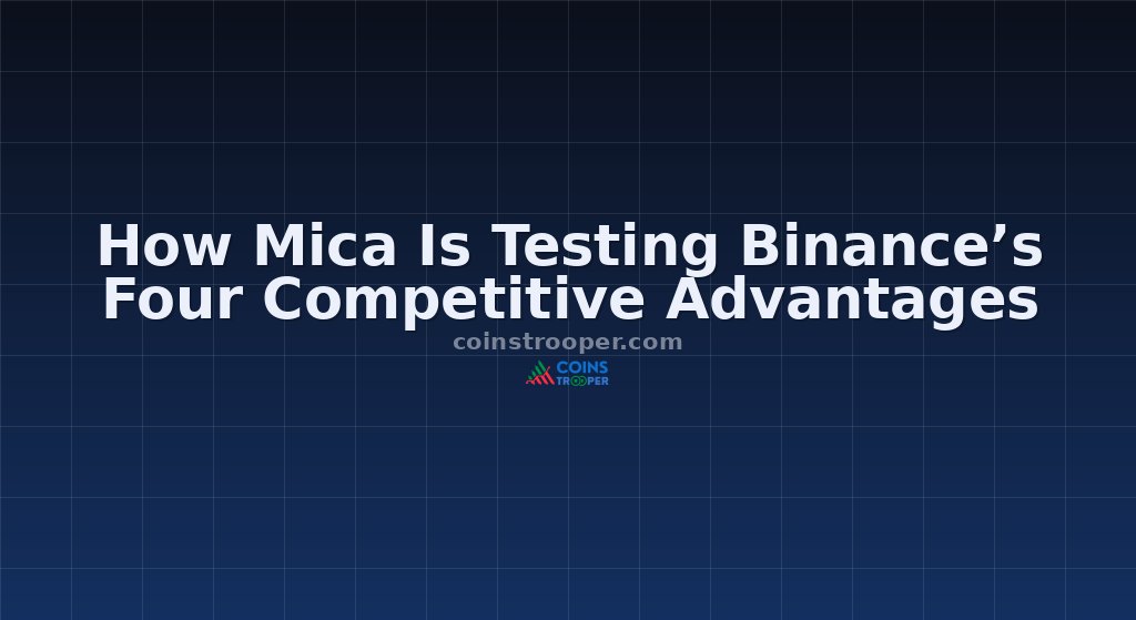 How Mica Is Testing Binance’s Four Competitive Advantages