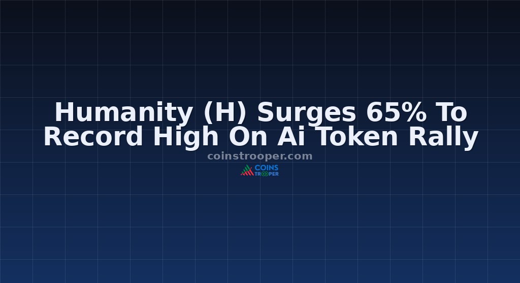 Humanity (H) Surges 65% To Record High On Ai Token Rally