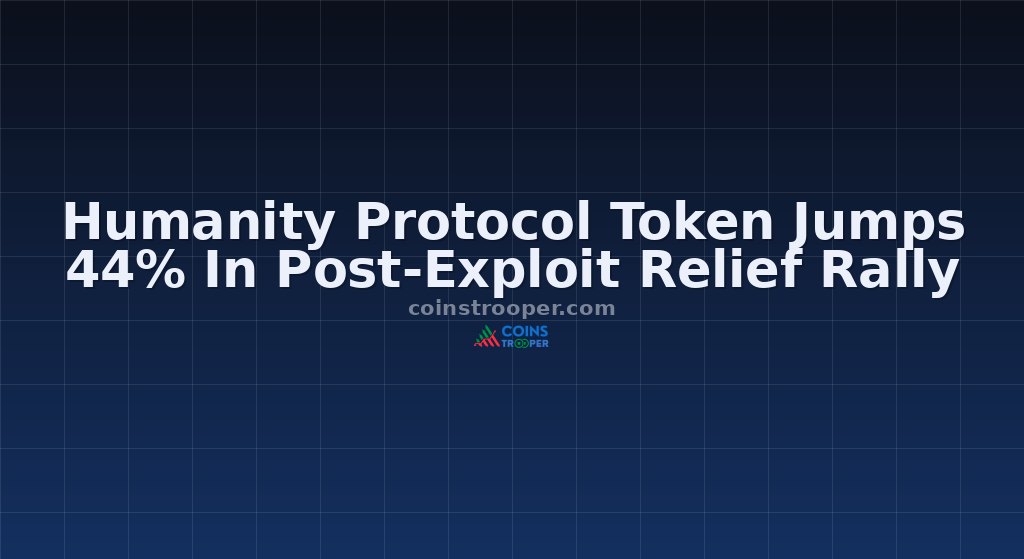 Humanity Protocol Token Jumps 44% In Post-Exploit Relief Rally
