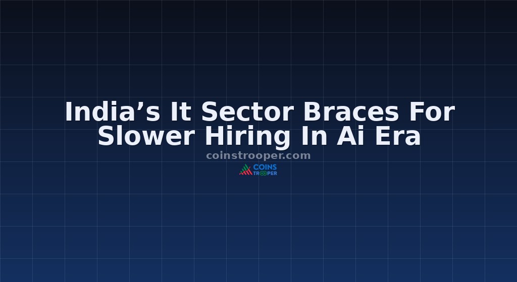 India’s It Sector Braces For Slower Hiring In Ai Era