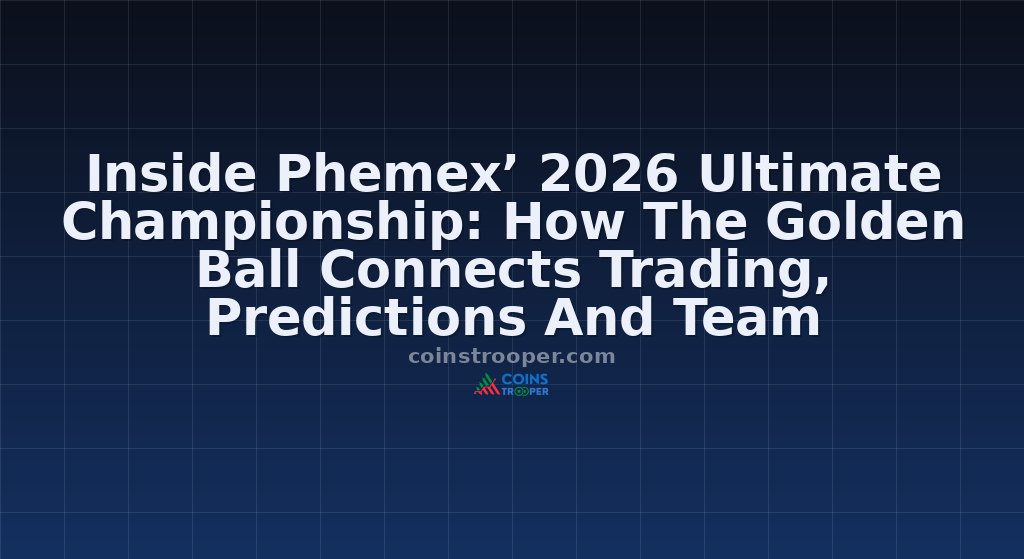 Inside Phemex’ 2026 Ultimate Championship: How The Golden Ball Connects Trading, Predictions And Team Competition 