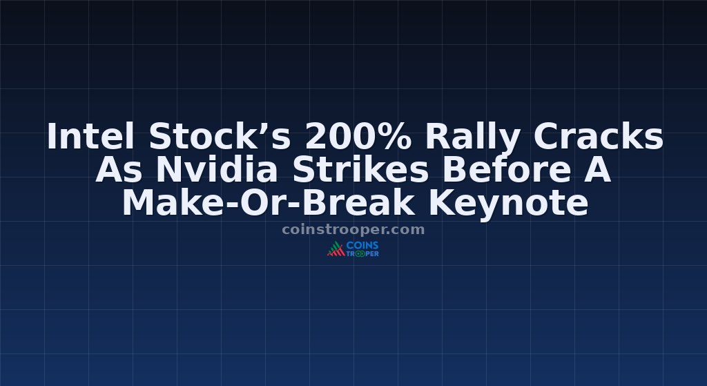 Intel Stock’s 200% Rally Cracks As Nvidia Strikes Before A Make-Or-Break Keynote
