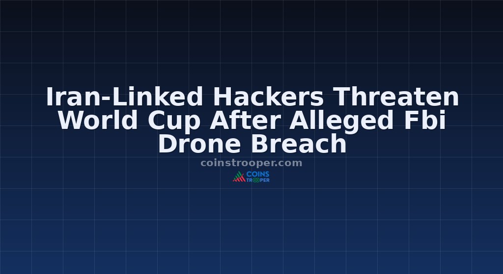 Iran-Linked Hackers Threaten World Cup After Alleged Fbi Drone Breach