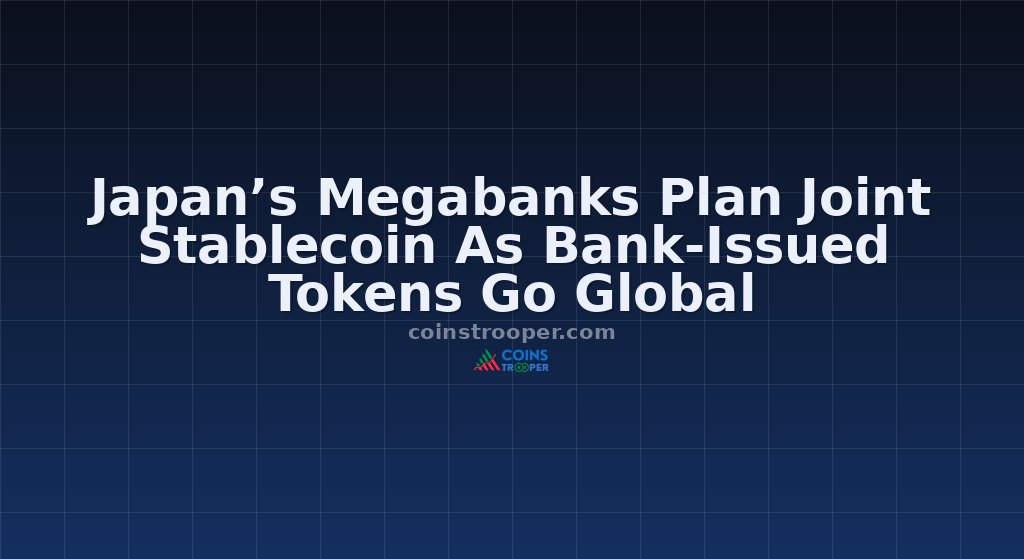Japan’s Megabanks Plan Joint Stablecoin As Bank-Issued Tokens Go Global
