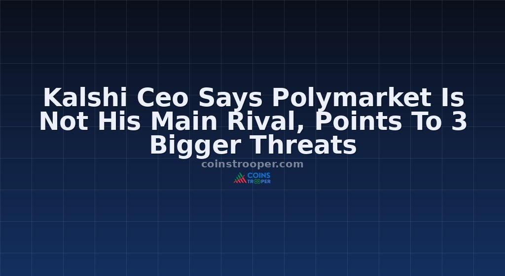 Kalshi Ceo Says Polymarket Is Not His Main Rival, Points To 3 Bigger Threats
