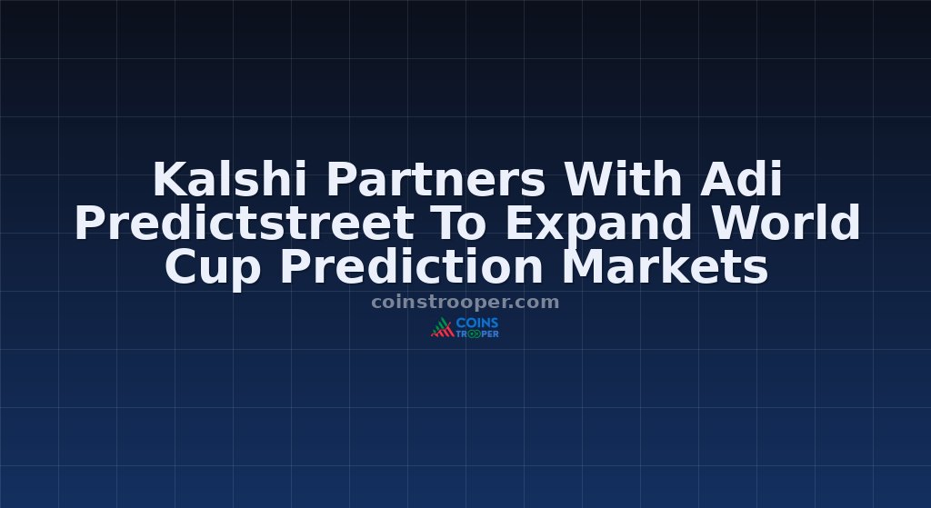 Kalshi Partners With Adi Predictstreet To Expand World Cup Prediction Markets