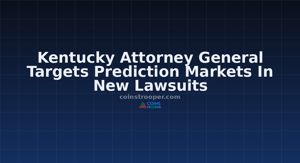 Kentucky Attorney General Targets Prediction Markets In New Lawsuits