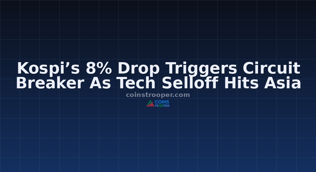 Kospi’s 8% Drop Triggers Circuit Breaker As Tech Selloff Hits Asia