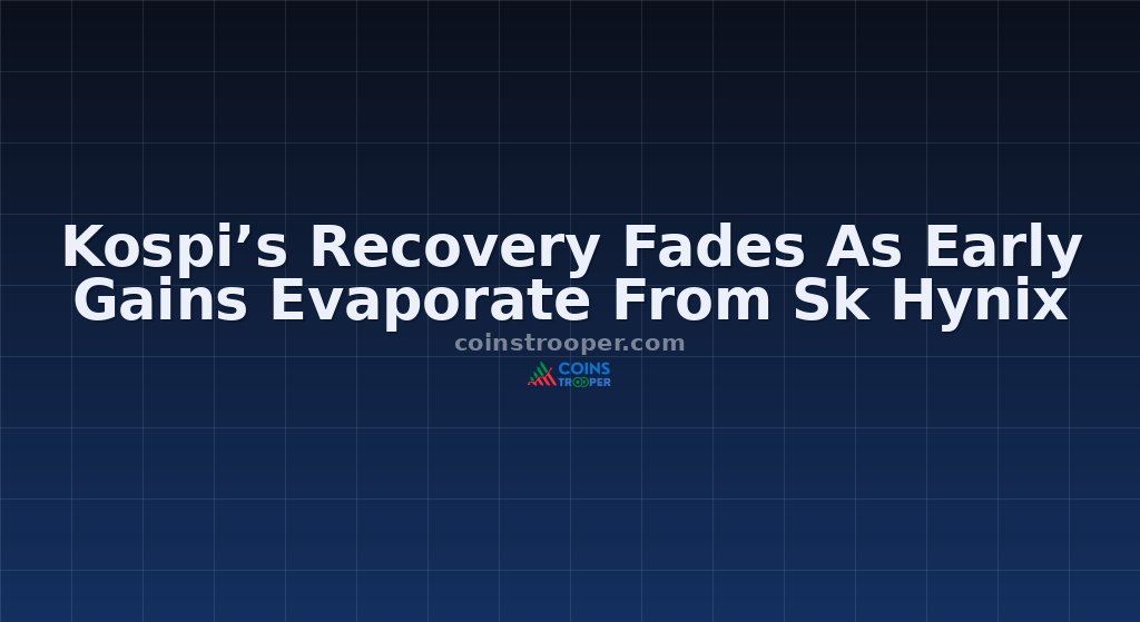 Kospi’s Recovery Fades As Early Gains Evaporate From Sk Hynix