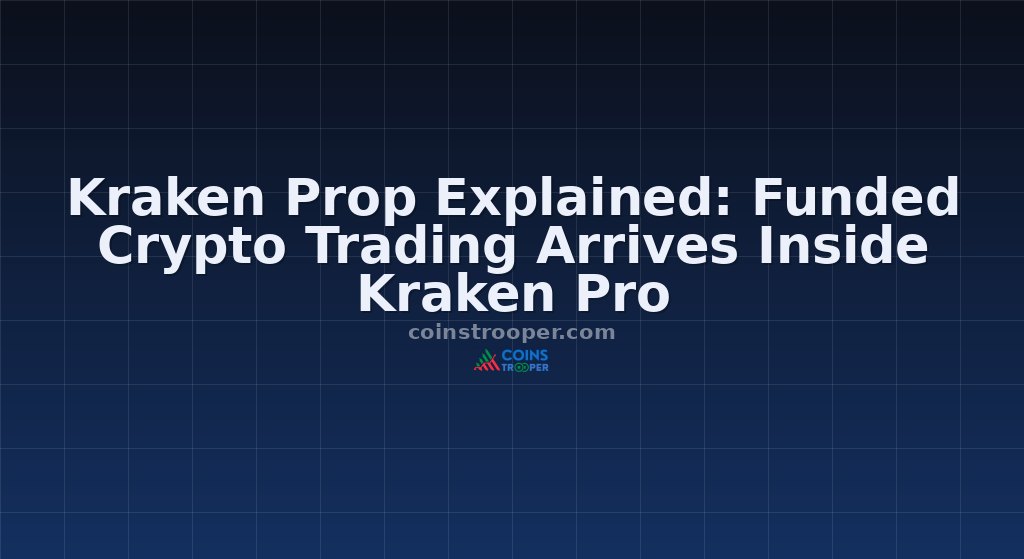 Kraken Prop Explained: Funded Crypto Trading Arrives Inside Kraken Pro