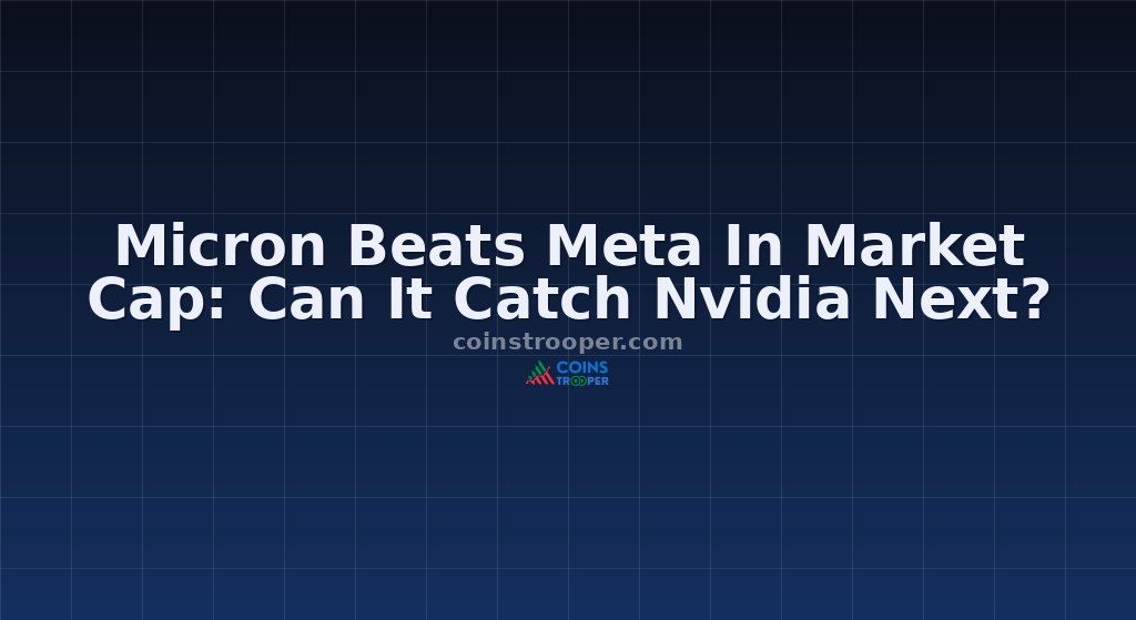 Micron Beats Meta In Market Cap: Can It Catch Nvidia Next?