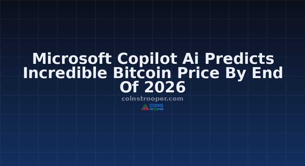 Microsoft Copilot Ai Predicts Incredible Bitcoin Price By End Of 2026