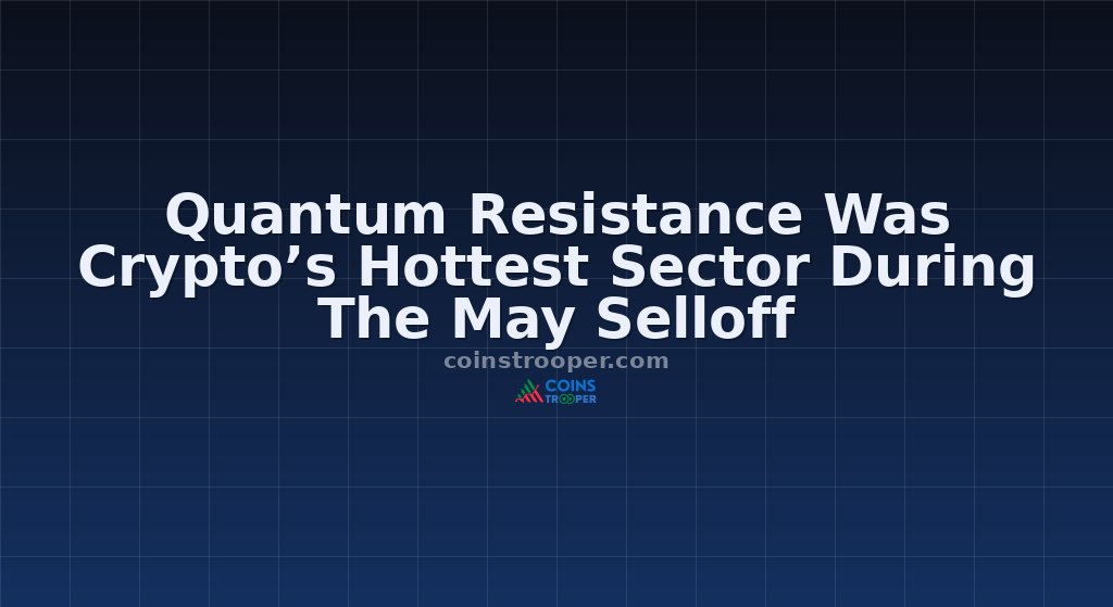 Quantum Resistance Was Crypto’s Hottest Sector During The May Selloff