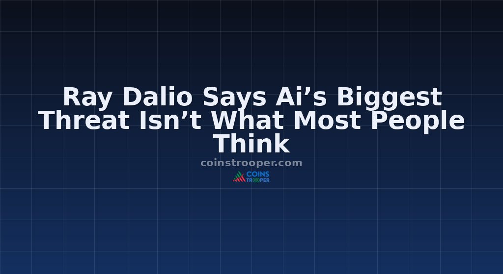 Ray Dalio Says Ai’s Biggest Threat Isn’t What Most People Think