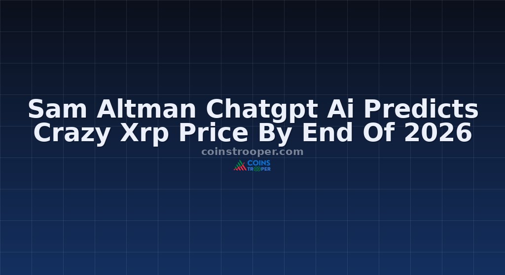 Sam Altman Chatgpt Ai Predicts Crazy Xrp Price By End Of 2026