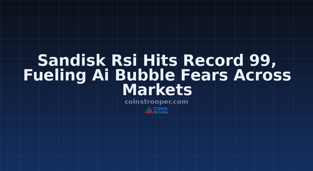 Sandisk Rsi Hits Record 99, Fueling Ai Bubble Fears Across Markets
