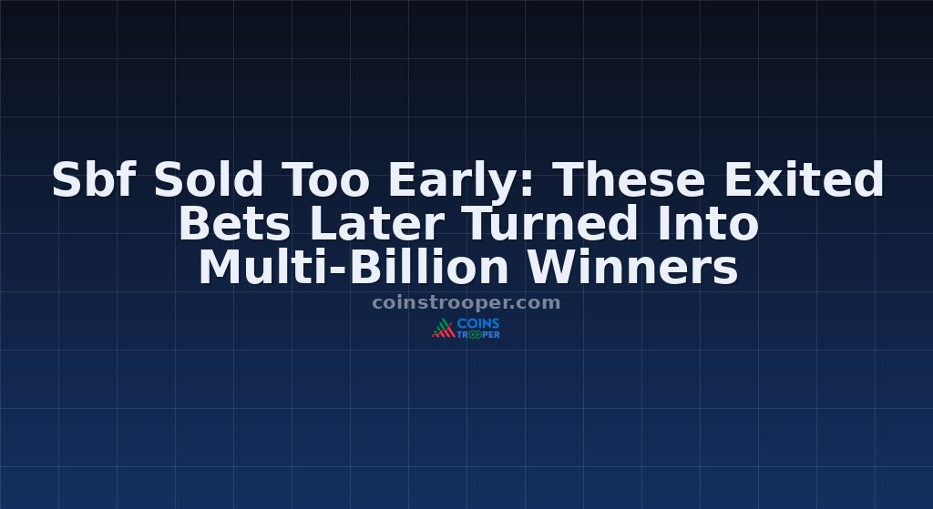 Sbf Sold Too Early: These Exited Bets Later Turned Into Multi-Billion Winners