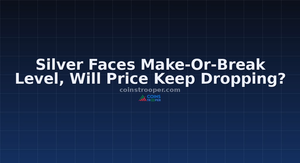 Silver Faces Make-Or-Break Level, Will Price Keep Dropping?
