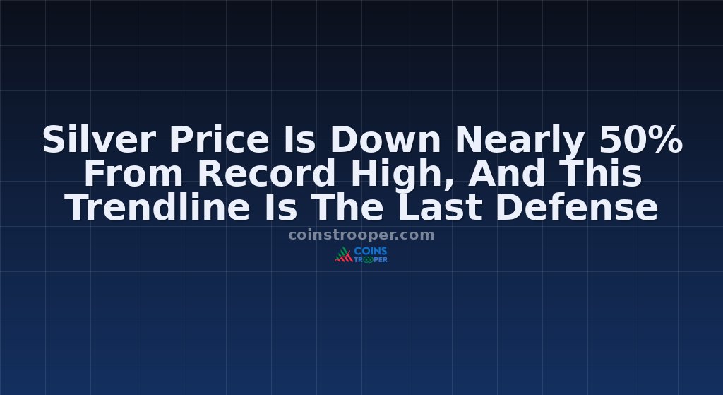 Silver Price Is Down Nearly 50% From Record High, And This Trendline Is The Last Defense